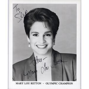Mary Lou Retton 8x10 Signed Autograph Photo Olympic Gymnastics Champion